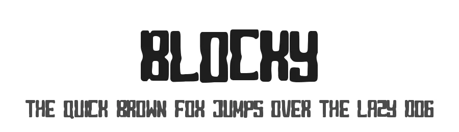 Blocky by DM Letter Studio - Dimas Prasetyo — Decorative Font