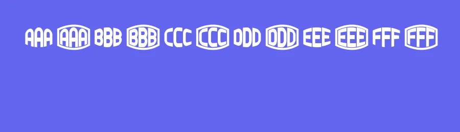 Blocky Monogram by Vladimir Nikolic — Decorative Font — thumbnail 3