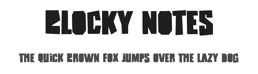 Blocky Notes