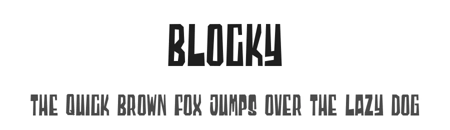 Blocky