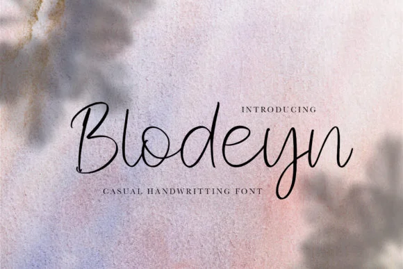 Blodeyn Font by Vz_Type by Vz_Type — Script Handwritten Font