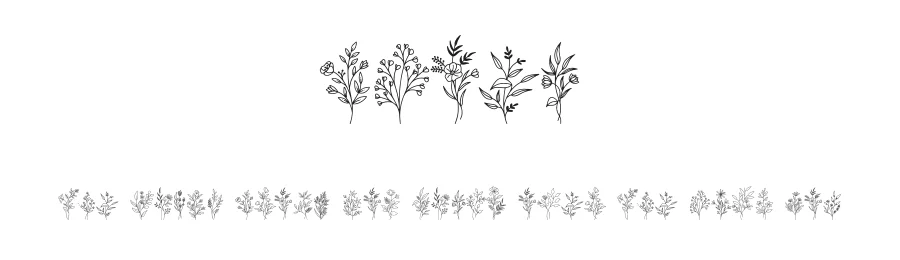 Bloem by Letterayu — Dingbats Font