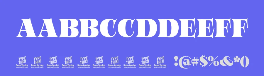 Bloemche All Caps by Anita Jürgeleit — Serif Font — thumbnail 3
