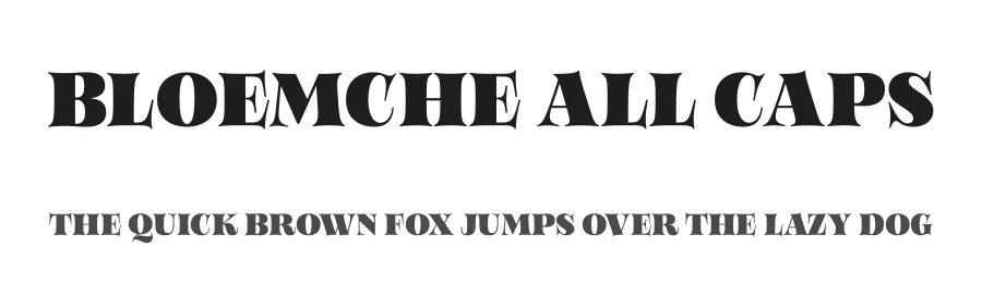 Bloemche All Caps