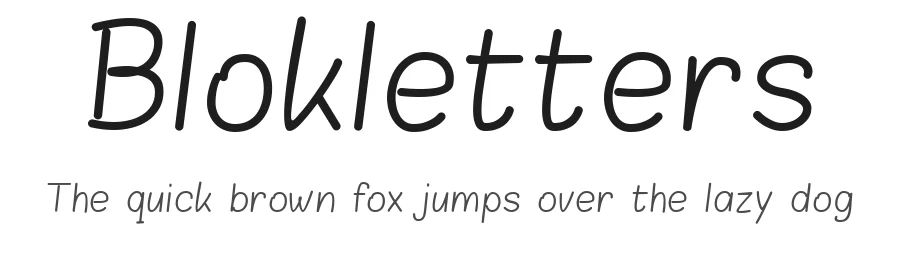 Blokletters