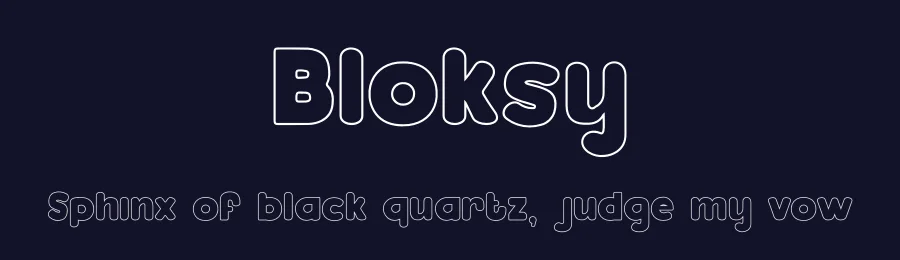 Bloksy by PutraCetol Studio — Decorative Font — thumbnail 2