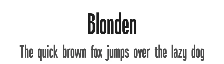 Blonden
