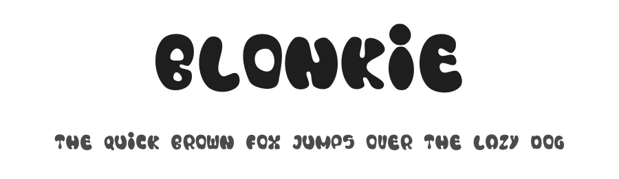 Blonkie by Kurnia Setyadi — Decorative Font