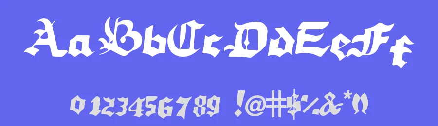 Blood by Delipensil — Blackletter Font — thumbnail 3
