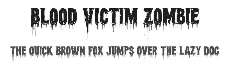 Blood Victim Zombie