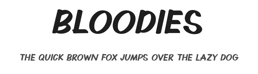 Bloodies by Folv — Decorative Font
