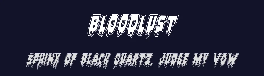 Bloodlust by Iconian Fonts — Decorative Font — thumbnail 2