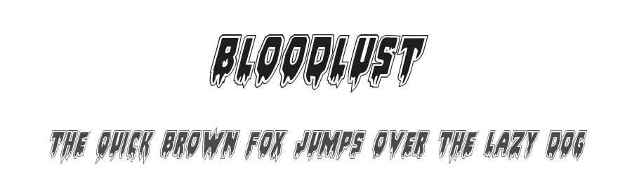 Bloodlust by Iconian Fonts — Decorative Font