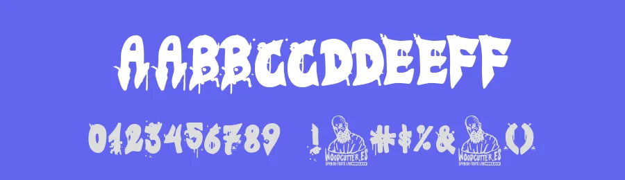 Bloody Gothic Empire by Woodcutter — Decorative Font — thumbnail 3