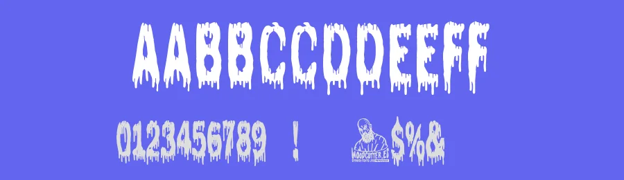 Bloody Sisters Night Club by Woodcutter — Decorative Font — thumbnail 3