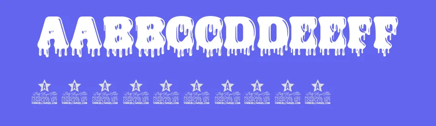 Bloody Type by Billy Argel Fonts ® — Decorative Font — thumbnail 3