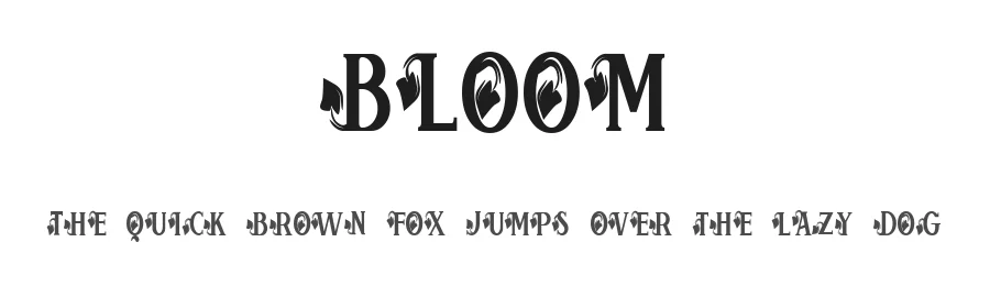 Bloom by Luc Mahler — Decorative Font