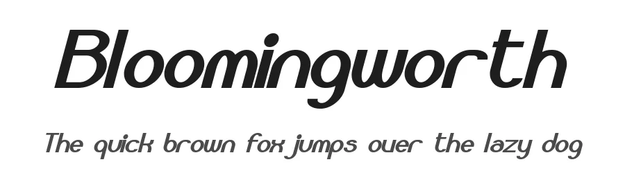 Bloomingworth by Pixel Sagas — Decorative Font