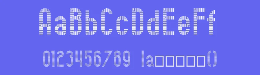 Bloque Demo by ClaudeP — Dingbats Font — thumbnail 3