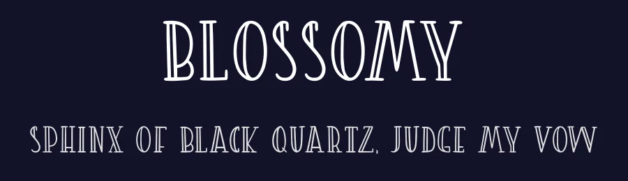 Blossomy by LoveSVG — Decorative Font — thumbnail 2