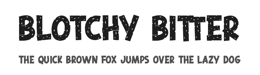 Blotchy Bitter