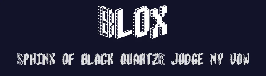 Blox by Ænigma — Display Font — thumbnail 2