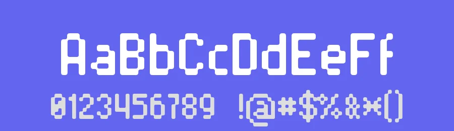 Blrrpix Strict by Vít Čondák — Display Font — thumbnail 3