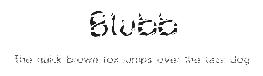 Blubb by harrysdesign β Decorative Font