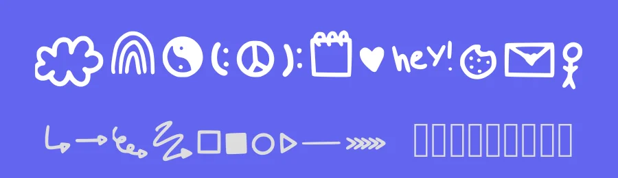 Blubbery by Liviacruzsilvadearaujo — Dingbats Font — thumbnail 3