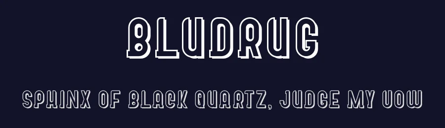 Bludrug by Gilang Ternadho — Decorative Font — thumbnail 2