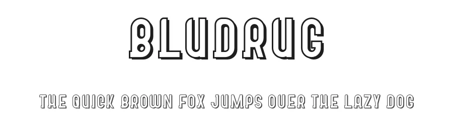 Bludrug by Gilang Ternadho — Decorative Font