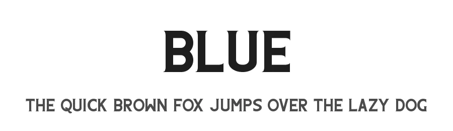 Blue