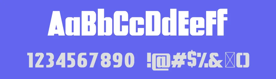 Blue Block by Jordan Burrows — Sans Serif Font — thumbnail 3