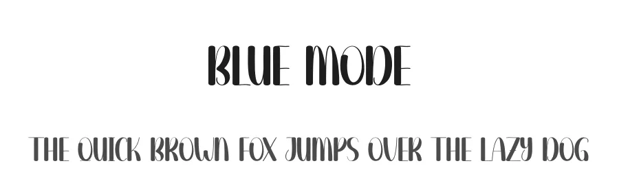 Blue Mode
