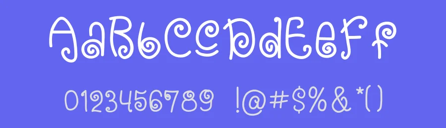 Blue Ocean by Letter Jos — Decorative Font — thumbnail 3