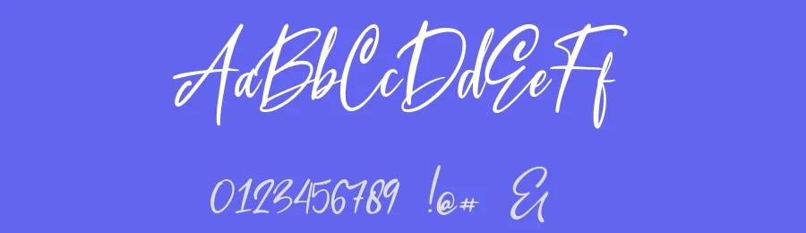 Blue Pen by Suzuran San — Script Handwritten Font — thumbnail 3