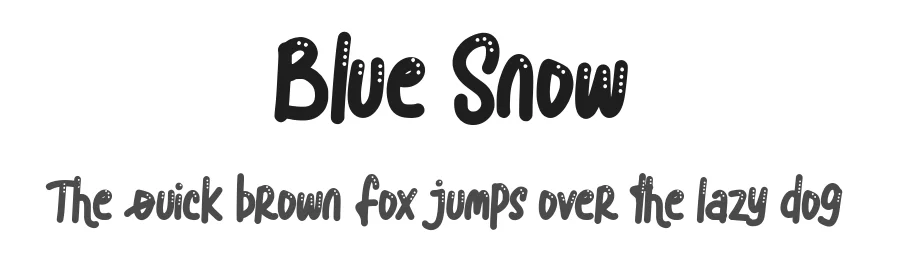 Blue Snow