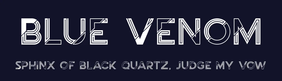Blue Venom by Linecreative — Decorative Font — thumbnail 2