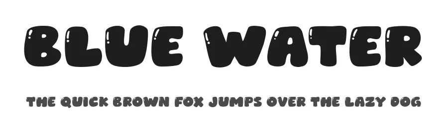 Blue Water by MJType — Decorative Font
