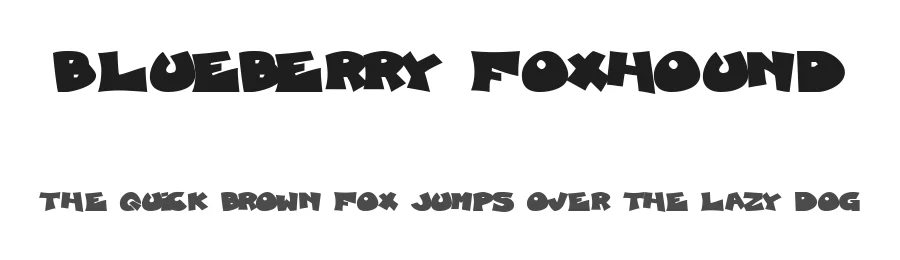Blueberry Foxhound