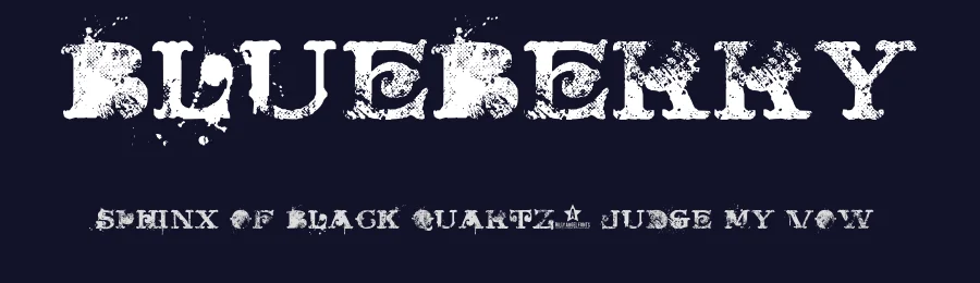 Blueberry by Billy Argel Fonts ® — Decorative Font — thumbnail 2