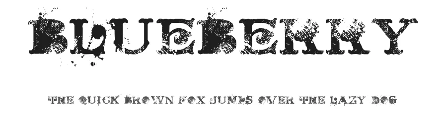 Blueberry by Billy Argel Fonts ® — Decorative Font