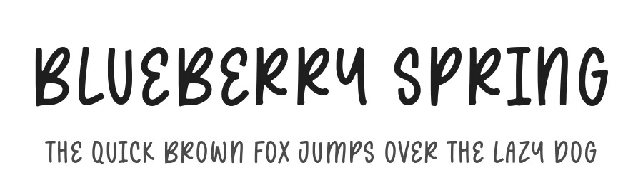 Blueberry Spring