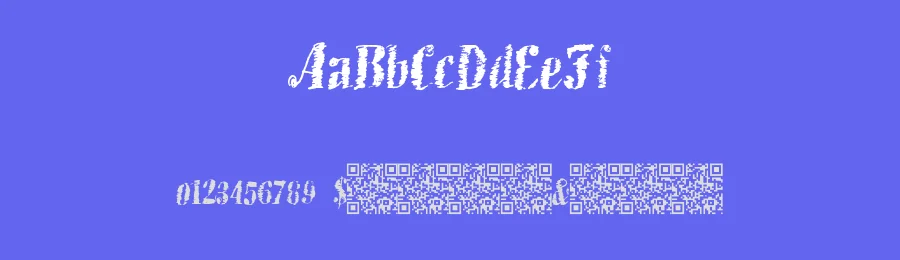 Blueberry Waffle by Xerographer Fonts — Decorative Font — thumbnail 3