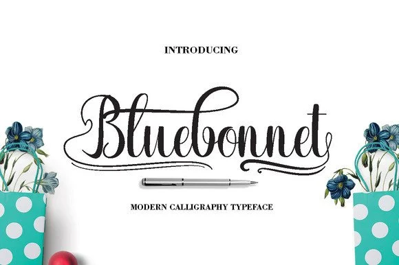 Bluebonnet Font by Danti β Script Handwritten Font