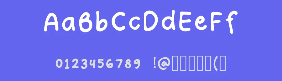 Bluee By Ae by Gyuumy — Script Handwritten Font — thumbnail 3