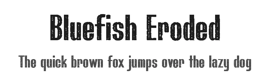 Bluefish Eroded