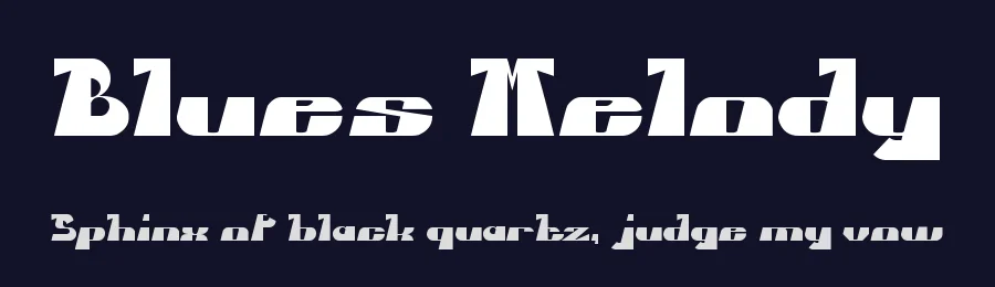 Blues Melody by weknow — Decorative Font — thumbnail 2