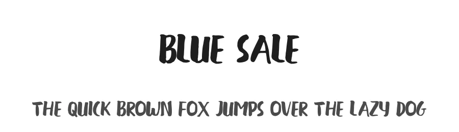 Blue Sale
