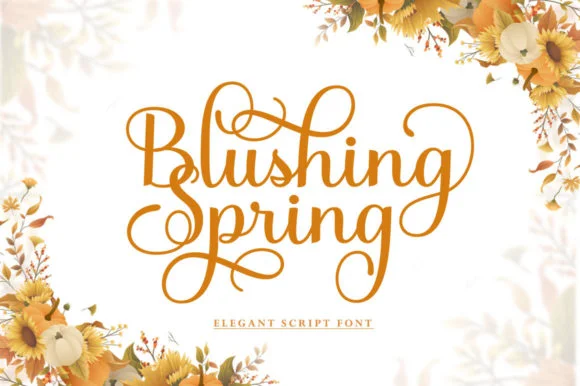 Blushing Spring Font by studiorhd — Script Handwritten Font